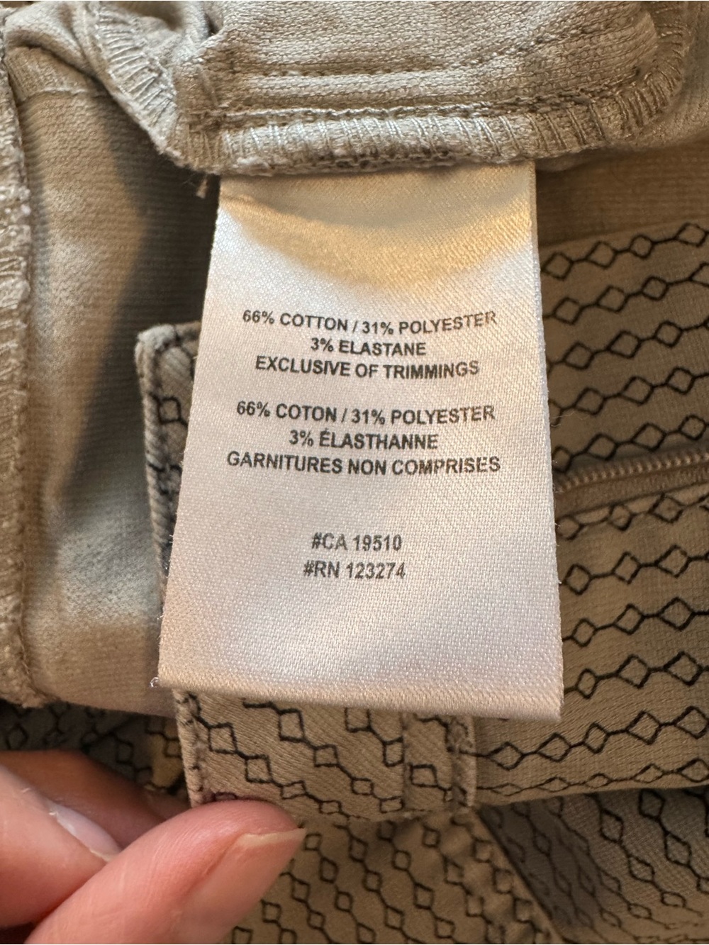 Lole Women’s Gray Patterned Athletic Shorts 17” Waist 4” Inseam EUC size 12 - Picture 7 of 7